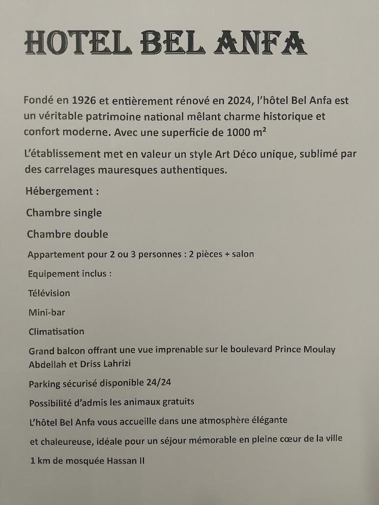 Hotel Appart-hotel Bel Anfa